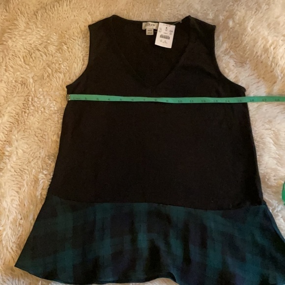 NWT J. Crew Plaid Ruffle Tank Top Size xxs - Picture 7 of 10